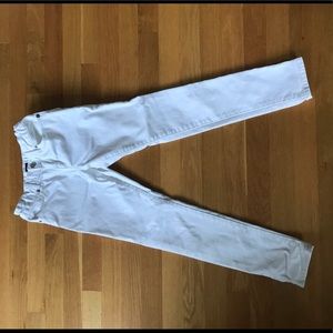 Gap kids white jeans with adjustable waist